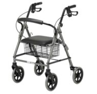 Déambulateur 4 roues large avec panier Days | Aides à la mobilité