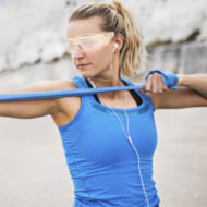 Bandes élastiques de musculation 5.5 et 45.5 m - Avec Latex - THERABAND® | Exercices physiques & Fitness