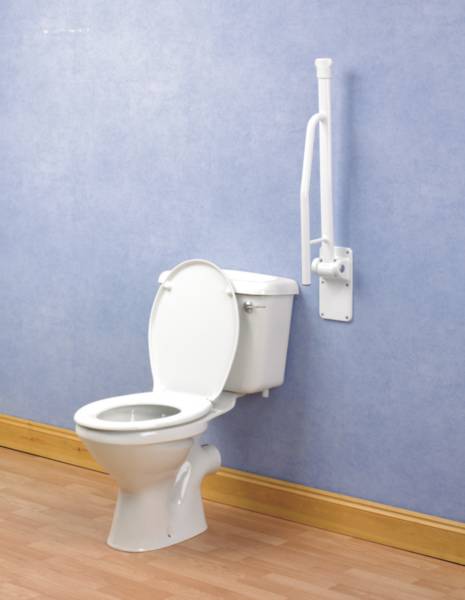 Barre d'appui WC relevable Devon Elite Homecraft | Autonomie & vie quotidienne