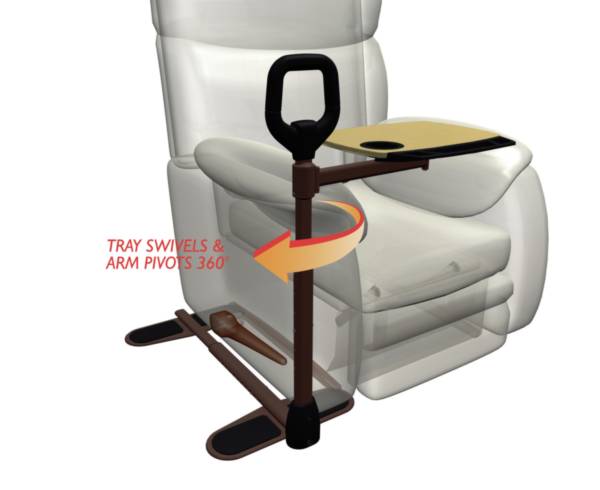 Aide à la levée de fauteuil CouchCane™ avec tablette | Aides à la mobilité