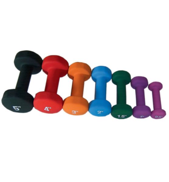 BODYRIP Fitness néoprène NEO Main Poids Haltères 1 x 1.5 Kg Exercice Home Gym