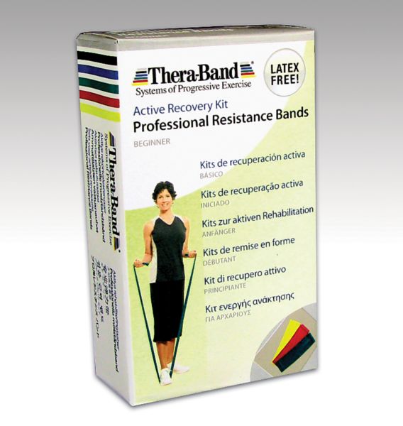 Pack patient multi-bandes - Bandes élastiques sans latex THERABAND® | Exercices physiques & Fitness